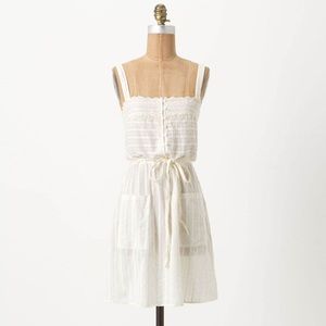 Anthropologie Jacoba Chemise Cotton Shift Dress Xs